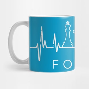 Chess Focus Heartbeat Mug